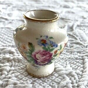 Vintage James Kent Miniature 2.5” Bud Vase Longton 4084 Made in England